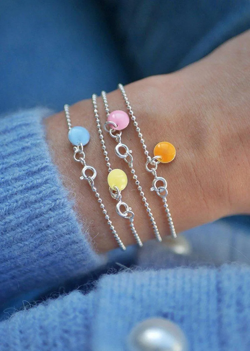 Bracelet, Ball Chain - 69 Icy Blue