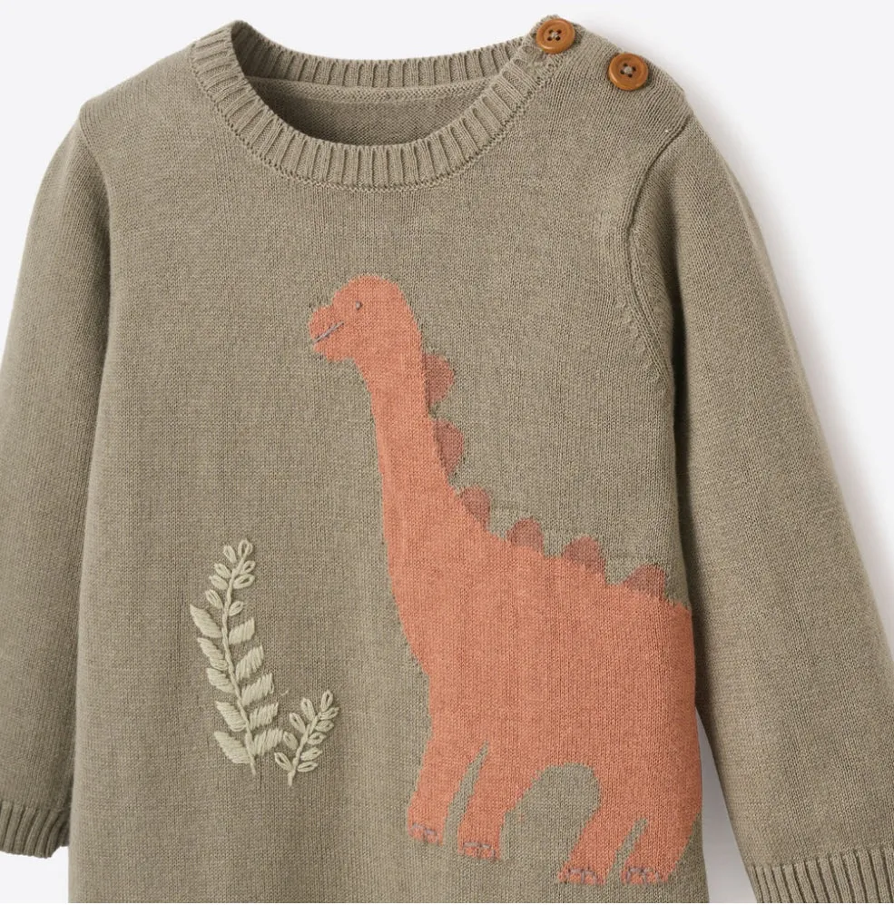 Dinosaur sweater knit jumper 6-9 months