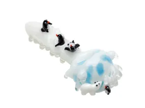 Empire Glassworks Icy Penguins Pipe