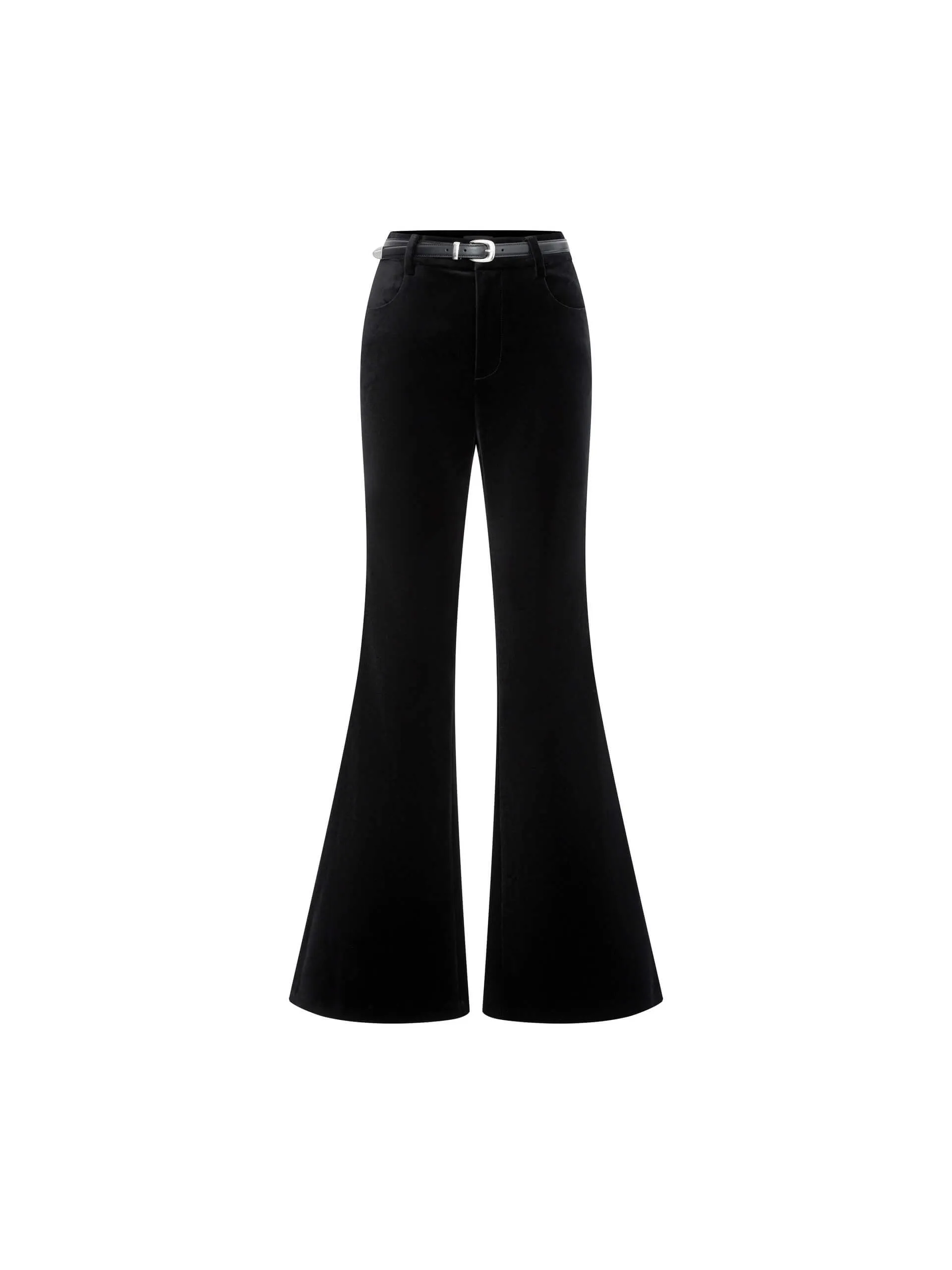 Flared Velvet Pants