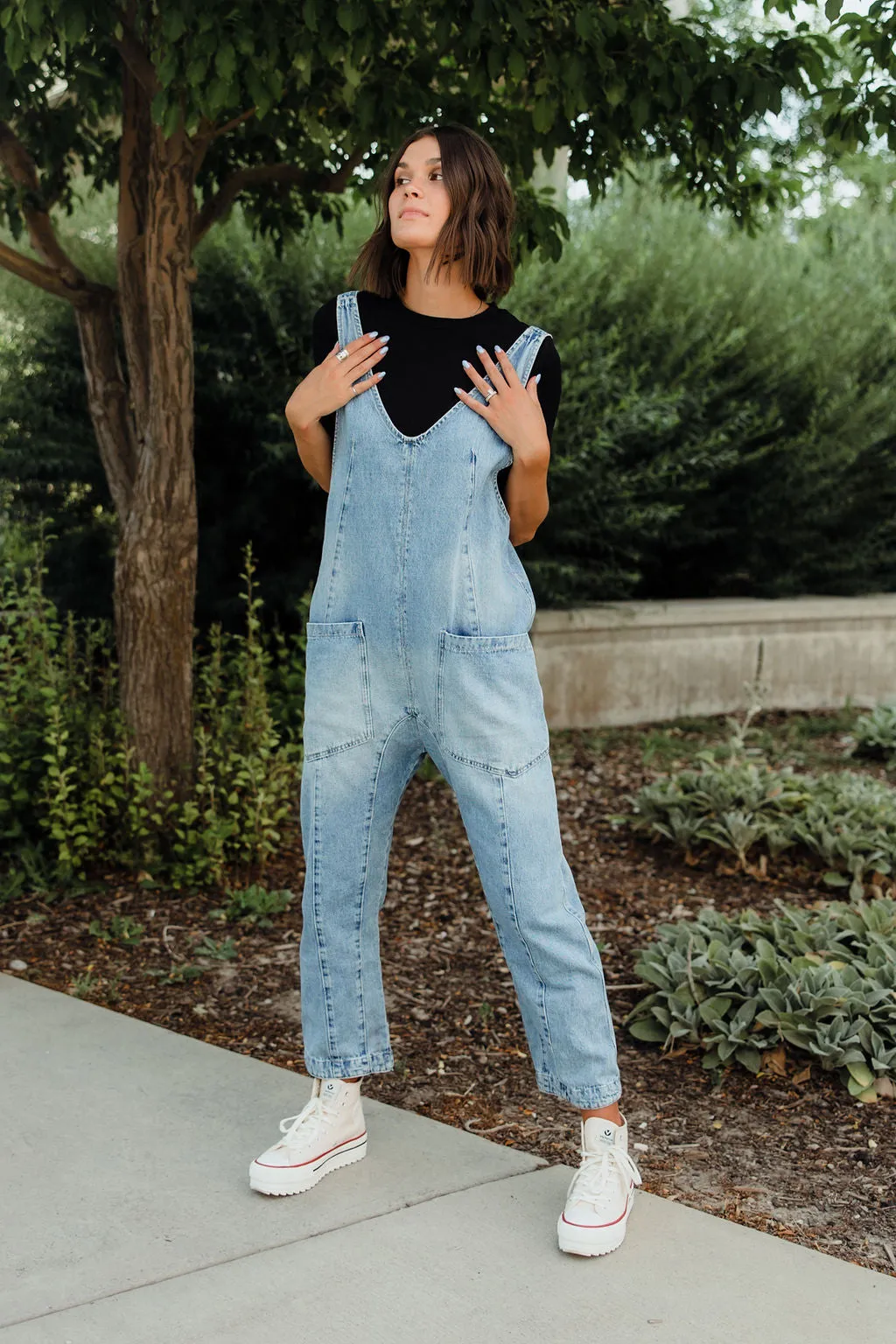 Free People High Roller Jumpsuit-Kansas
