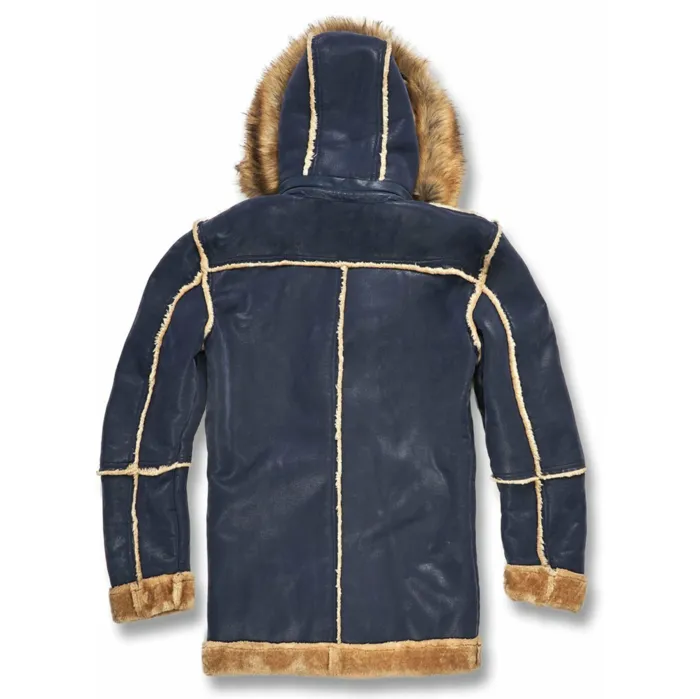 Jordan Craig-Denali Shearling Jacket-Navy-91400