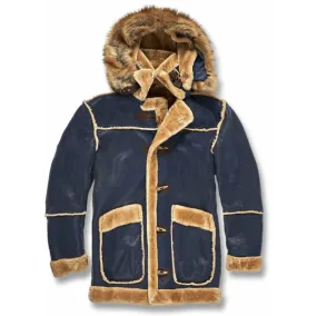 Jordan Craig-Denali Shearling Jacket-Navy-91400