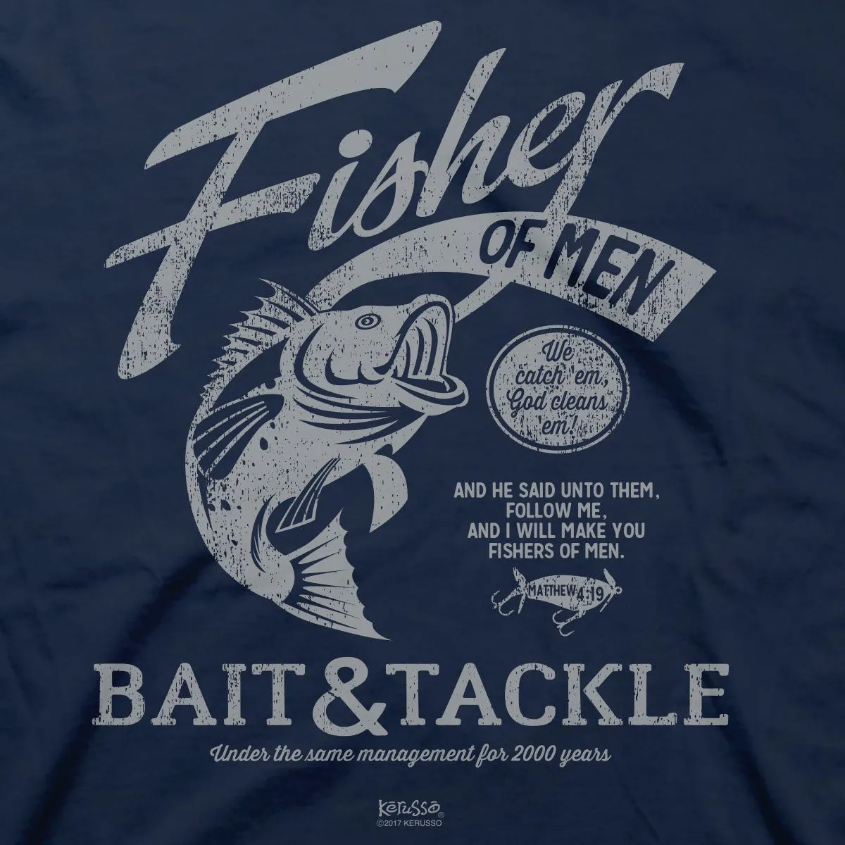 Kerusso Mens T-Shirt Fisher Of Men