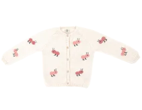 NW423 Pink ants cardigan