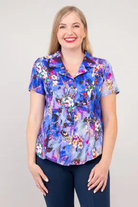 Samantha Top, Vina, Linen Bamboo