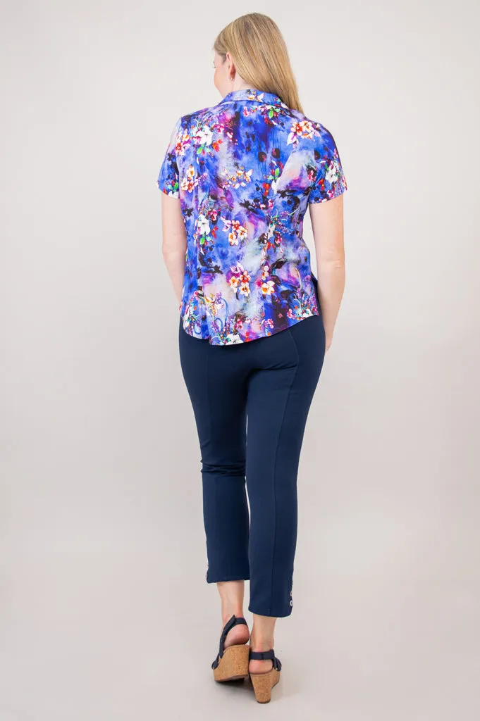Samantha Top, Vina, Linen Bamboo
