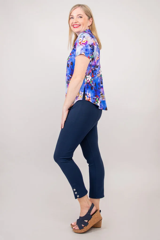 Samantha Top, Vina, Linen Bamboo