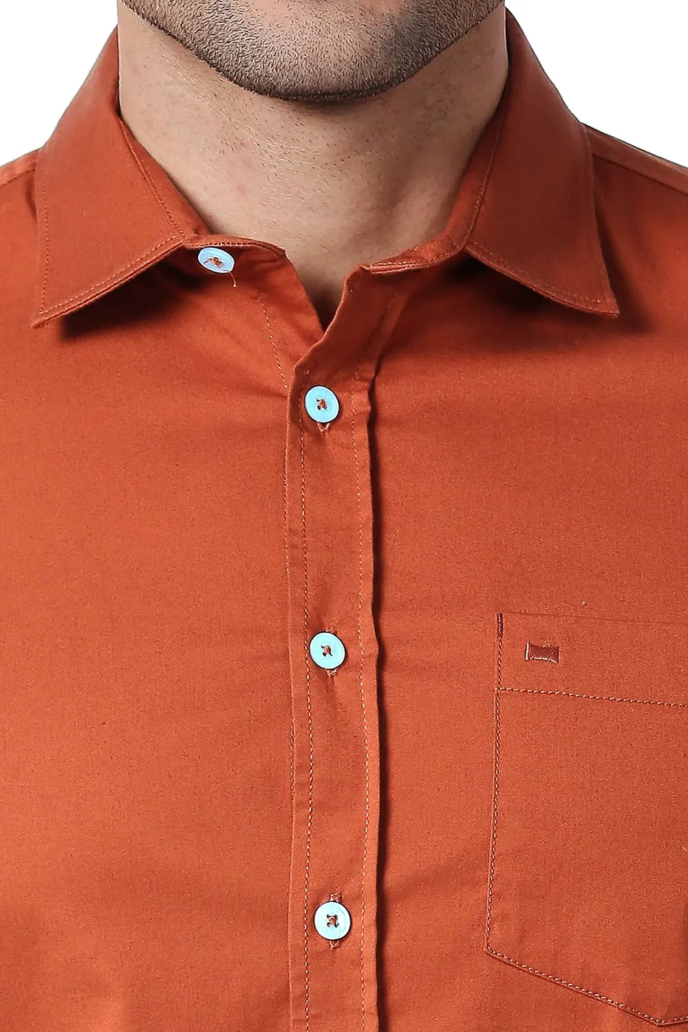Slim Fit Cotton Twill Stretch Shirt