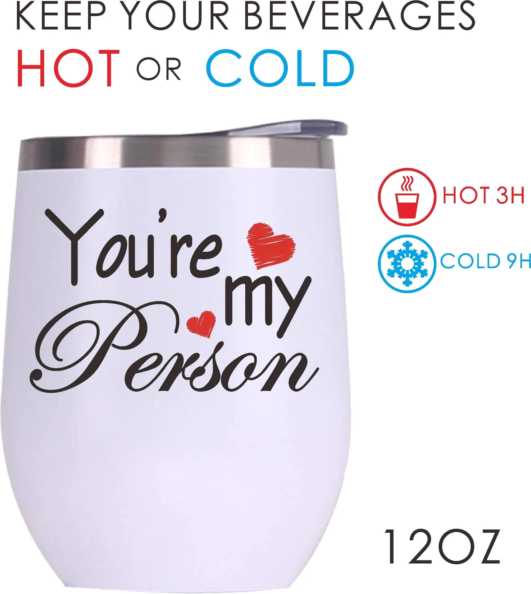 You are My Person Cup, Youre My Person Gifts for Women, Best Friend Cup, You're My