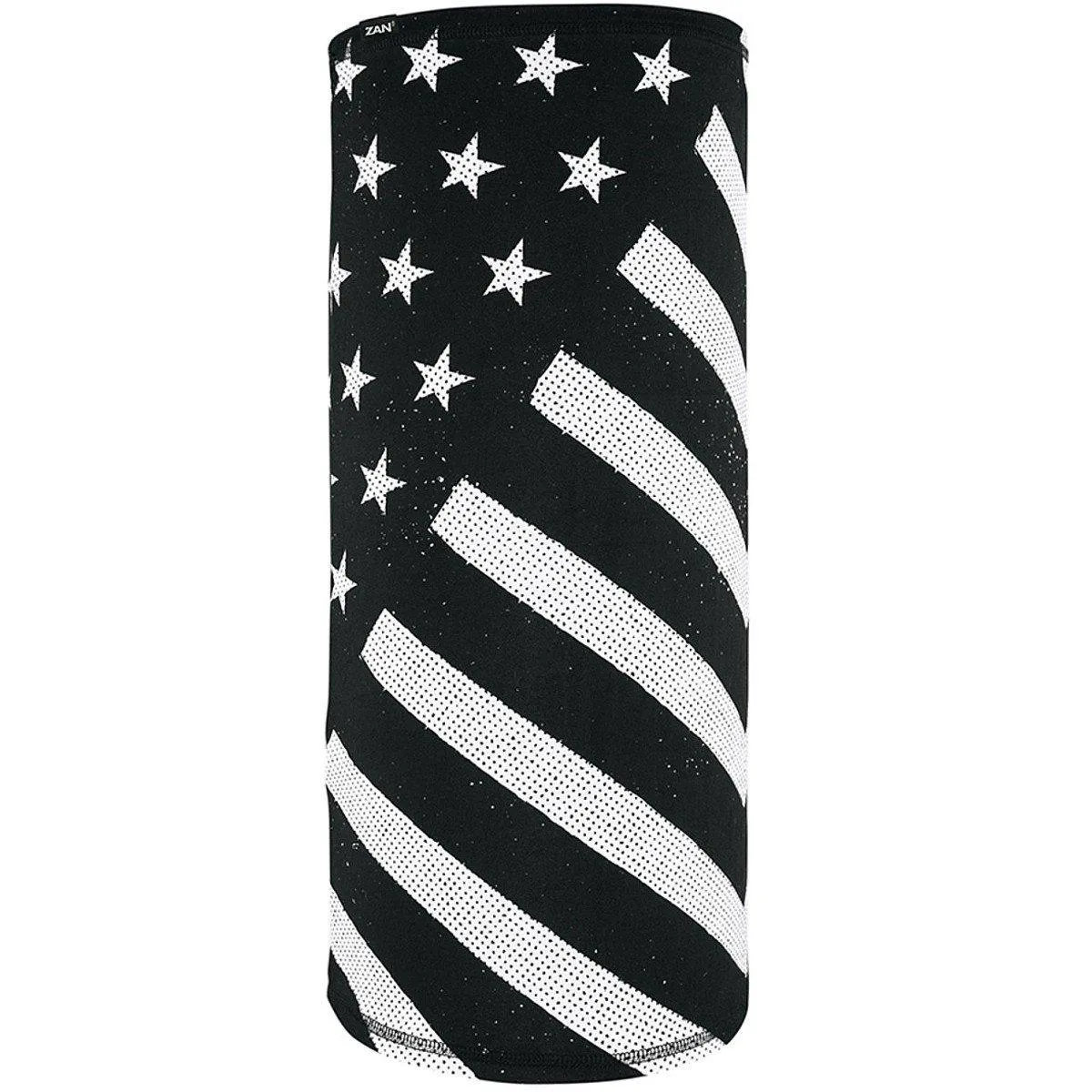 Zan headgear® Series Black and White Flag All in One Headgear